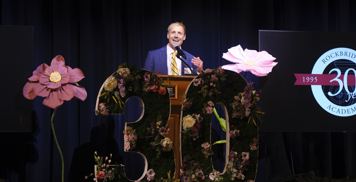 Jeremy Tate emcees Rockbridge Academy&rsquo;s 30th Anniversary Celebration