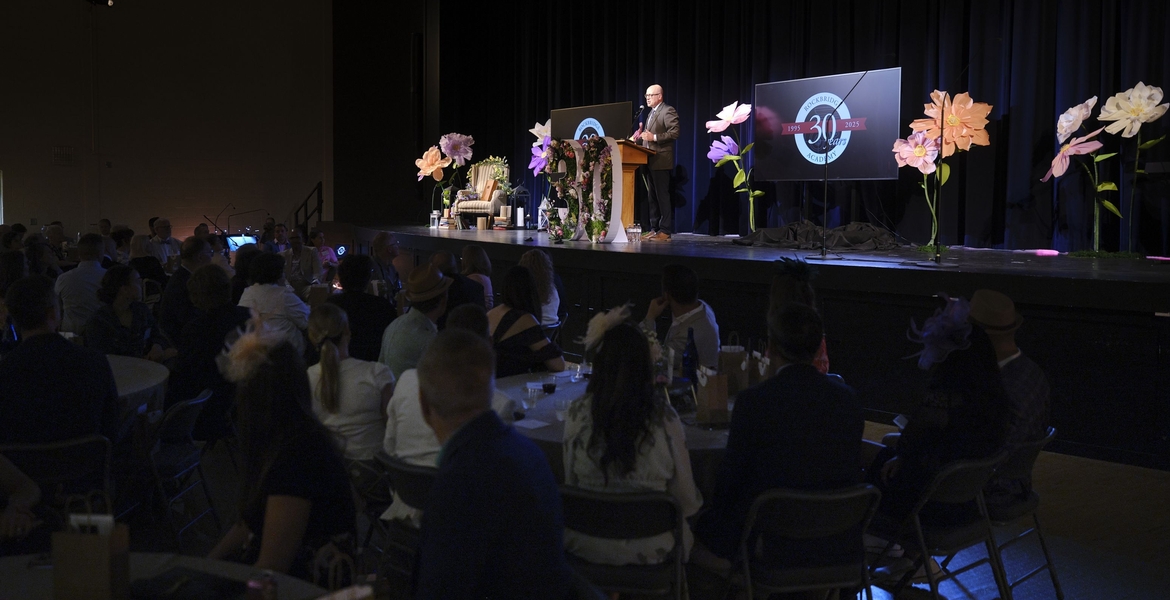 Headmaster Roy Griffith speaks at Rockbridge Academy&rsquo;s 30th Anniversary Celebration